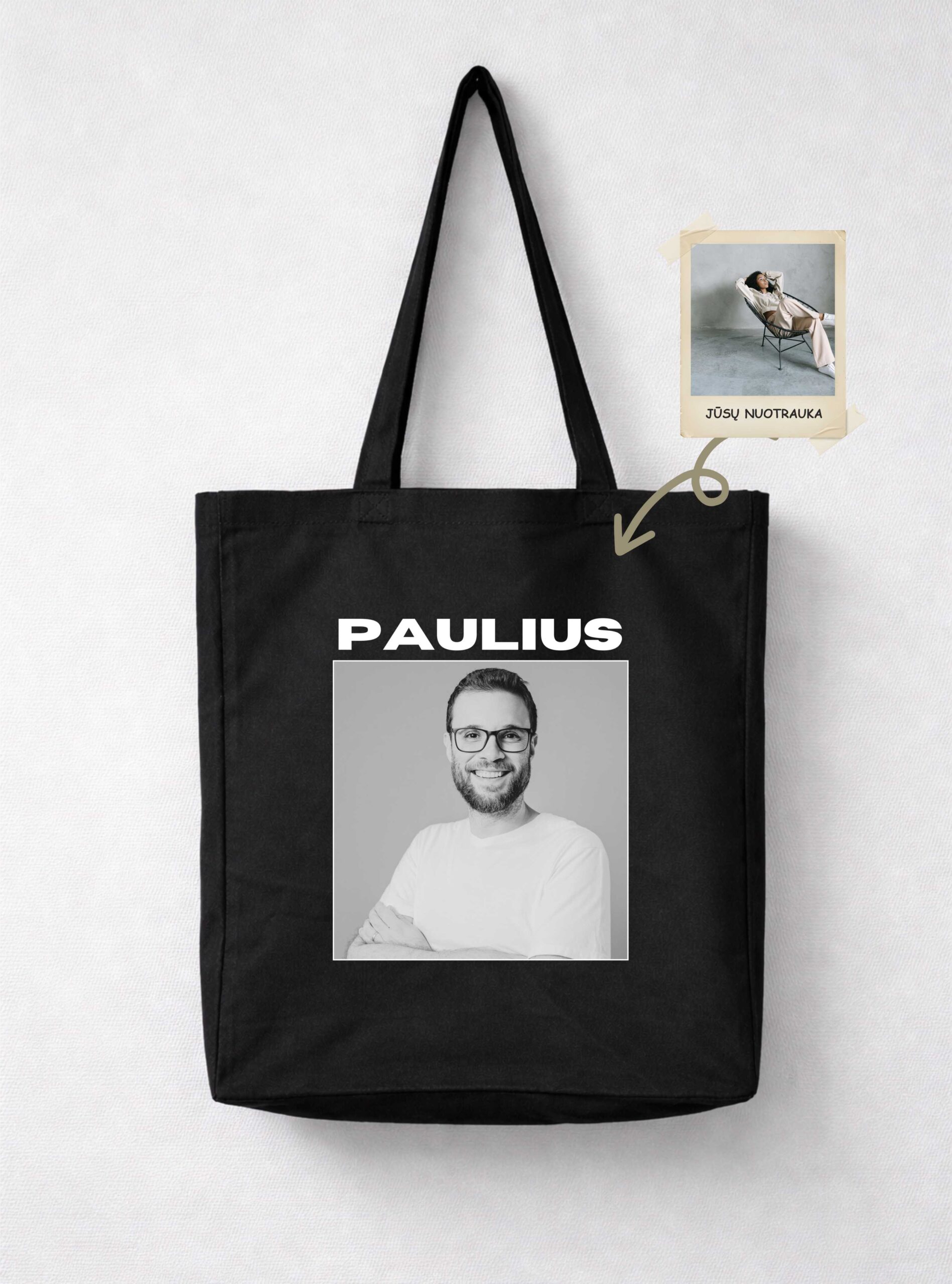 Personalizuoti marškinėliai su nuotrauka ir vardu vyrui - Image 4