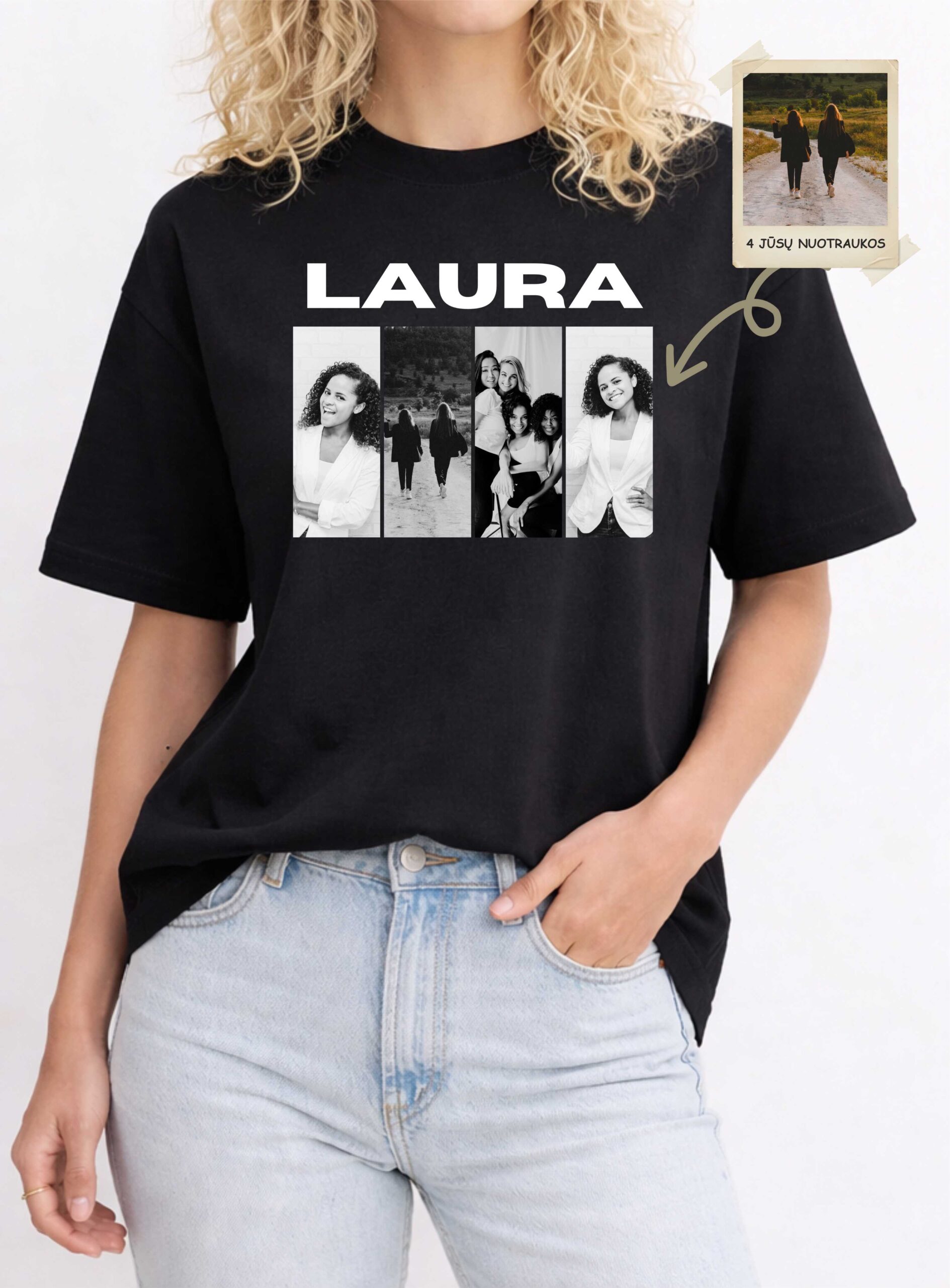 Personalizuoti marškinėliai su nuotraukomis ir užrašu - Image 2